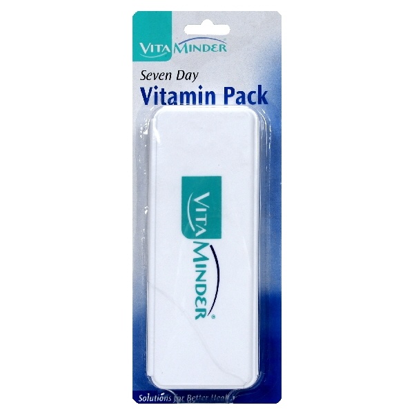 slide 1 of 1, Fit & Fresh Vitaminder Seven Day Vitamin Pack, 1 ct