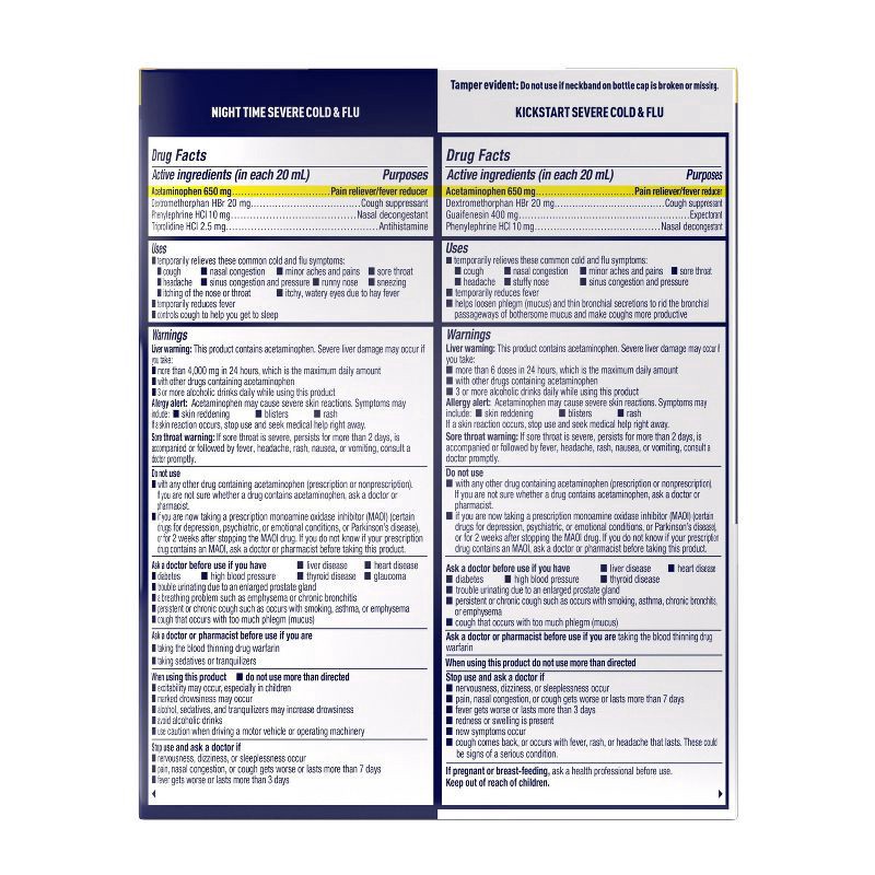 slide 4 of 4, MUCINEX FAST-MAX Liquid Cold & Flu Kickstart & MUCINEX Nightshift Kickstart 3/(2x6) oz., 2 ct