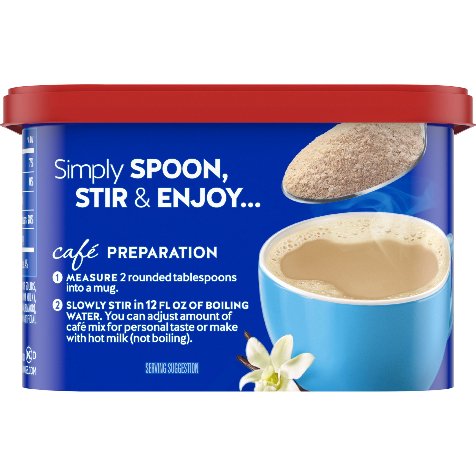 slide 4 of 6, Maxwell House French Vanilla Cafe, Beverage Mix, 8.4 oz