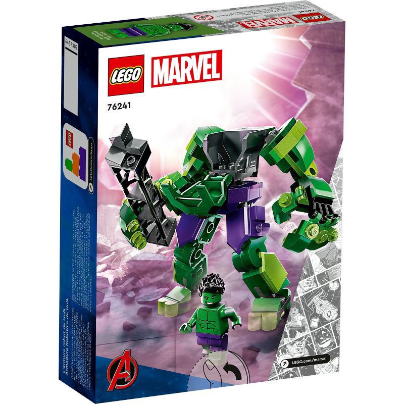 slide 6 of 6, LEGO Marvel Hulk Mech Armour Avengers Action Figure 76241, 138 ct