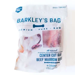 Barkley's Bag Center Cut Raw Beef Marrow Bones Dog Treats
