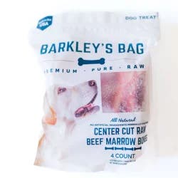 Barkley's Bag Center Cut Raw Beef Marrow Bones Dog Treats