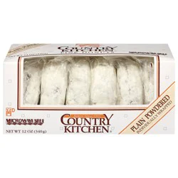 Country Kitchen Plain Powdered Donuts 12 oz