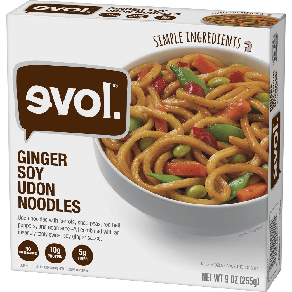 slide 3 of 3, EVOLGinger Soy Udon Noodles, 9 oz