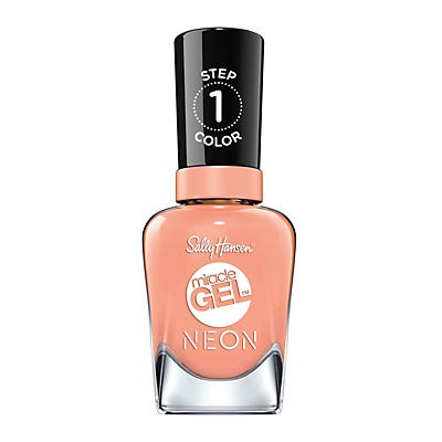 slide 1 of 1, Sally Hansen Miracle Gel Peach Please Neon, 0.5 oz