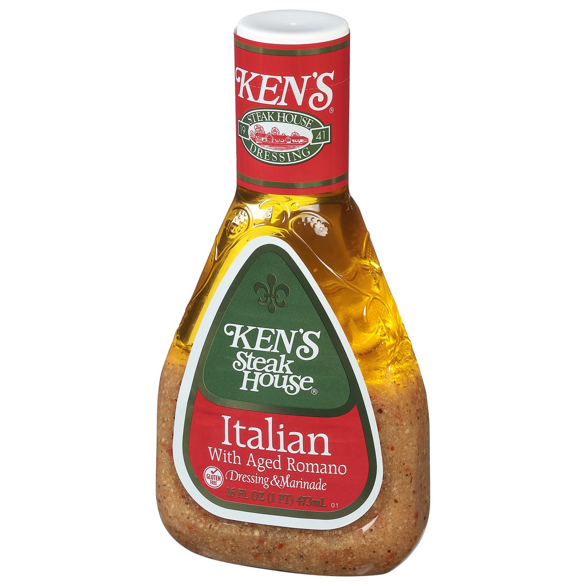 slide 5 of 9, Ken's Steak House Kens Italian Dressing W/Romano, 16 fl oz