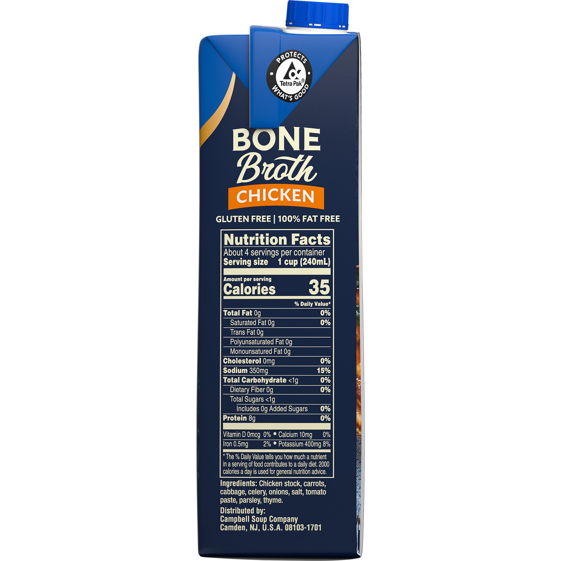 slide 2 of 5, Swanson Chicken Bone Broth, 32 oz Carton, 32 oz