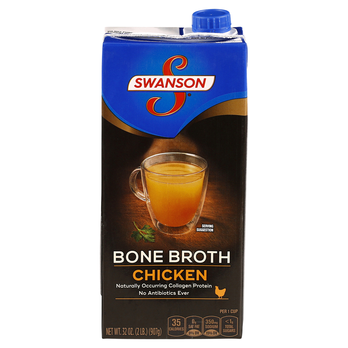 slide 1 of 6, Swanson Chicken Bone Broth, 32 oz