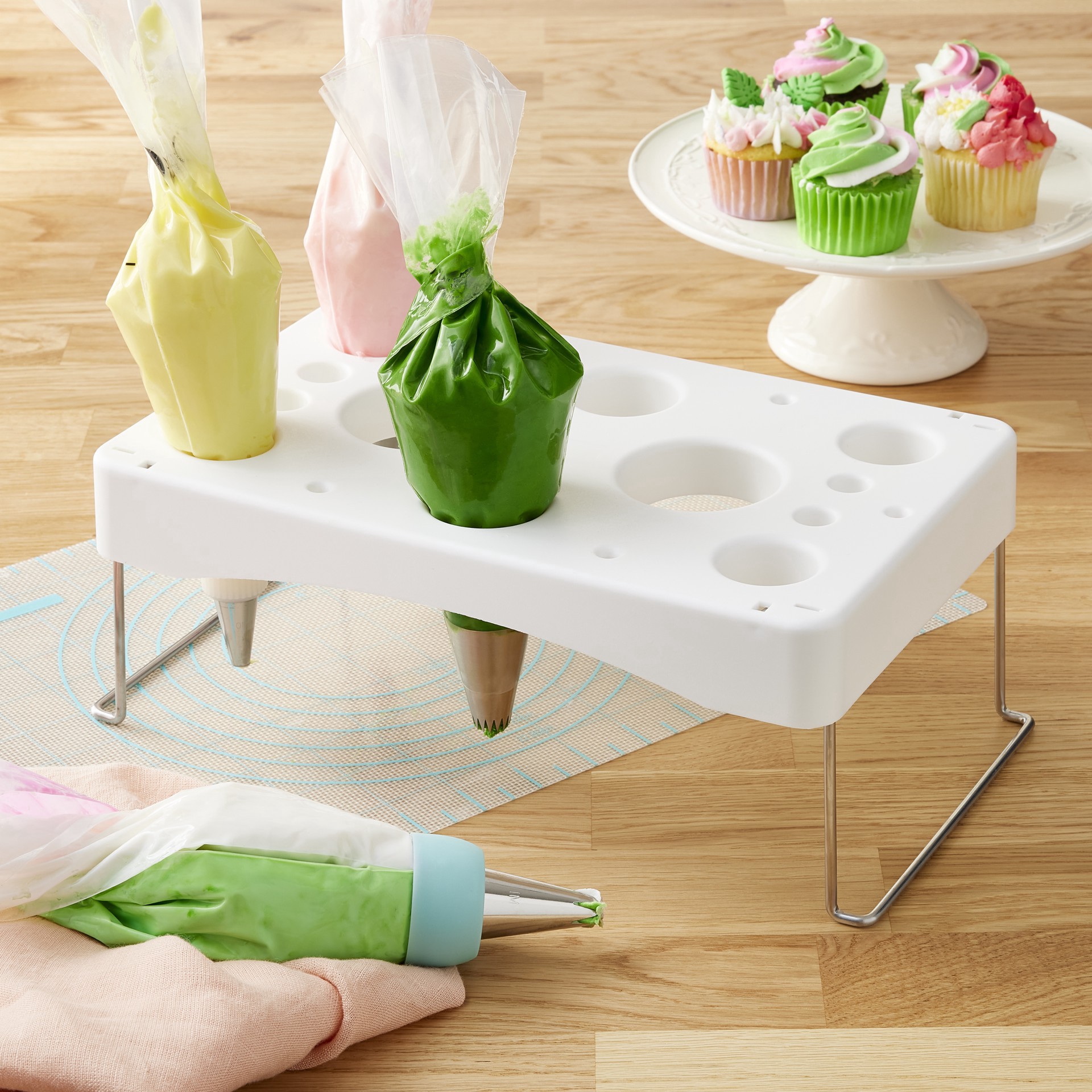 slide 3 of 3, Decorating Bag Holder By Celebrate It, 11 in x 6.75 in x 4.75 in