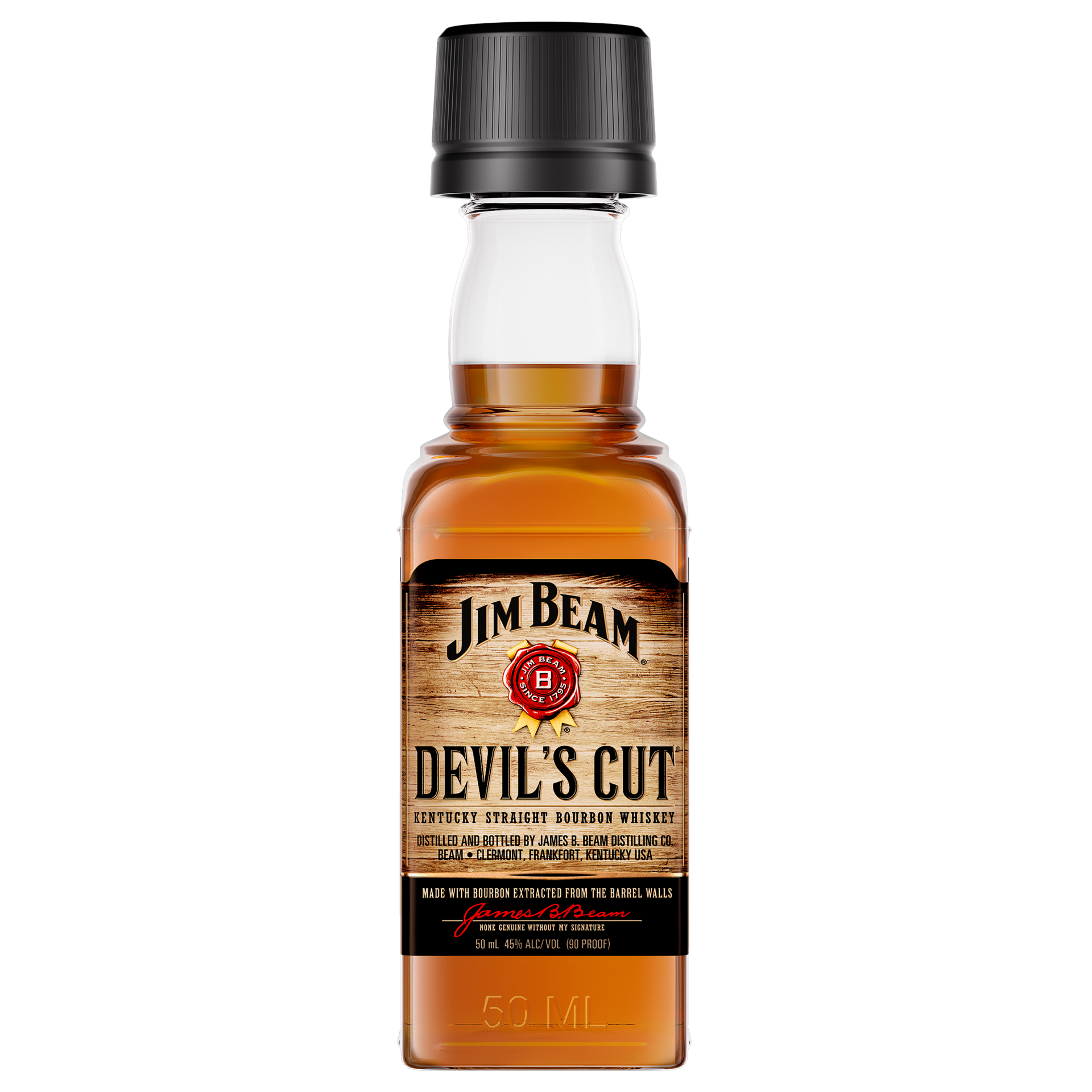 slide 3 of 4, Jim Beam Devil's Cut Kentucky Straight Bourbon Whiskey 50 ml, 50 ml