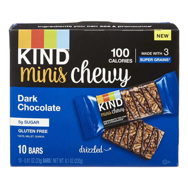 slide 1 of 1, KIND Minis Chewy Dark Choc .81 Oz, 0.8 oz