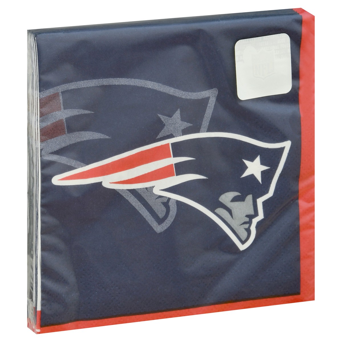 slide 11 of 12, NFL Patriots Beverage Napkins, 1 ct
