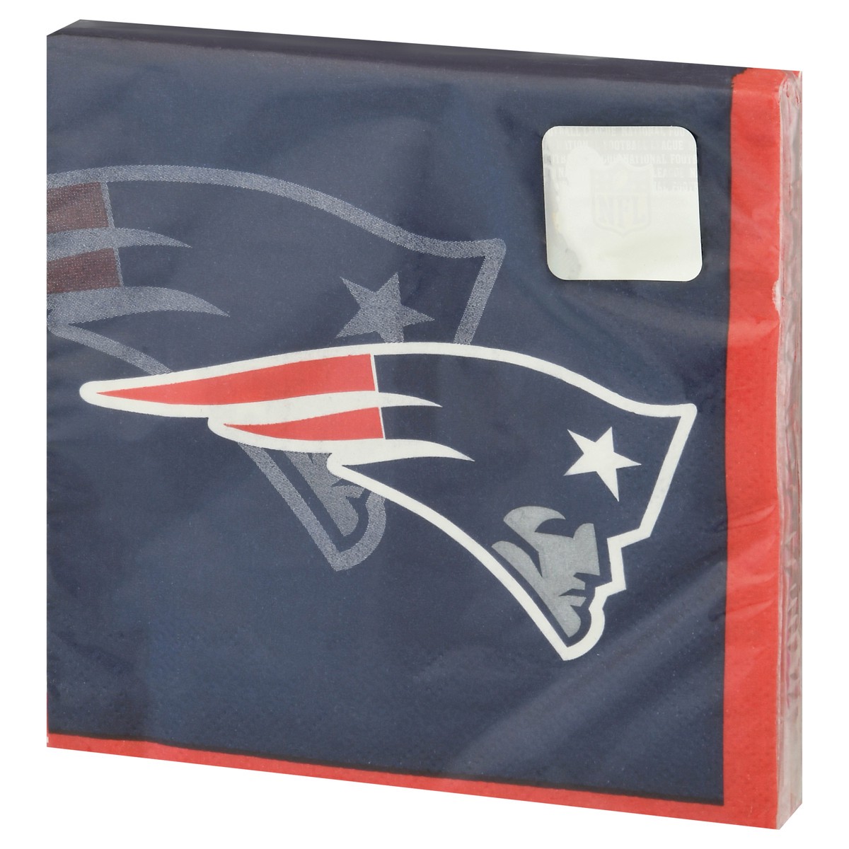 slide 10 of 12, NFL Patriots Beverage Napkins, 1 ct