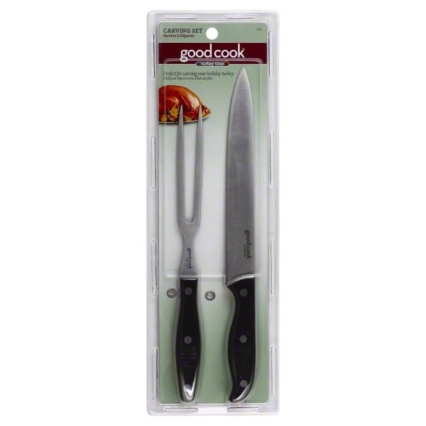 slide 1 of 1, Good Cook Carving Set, 1 ct