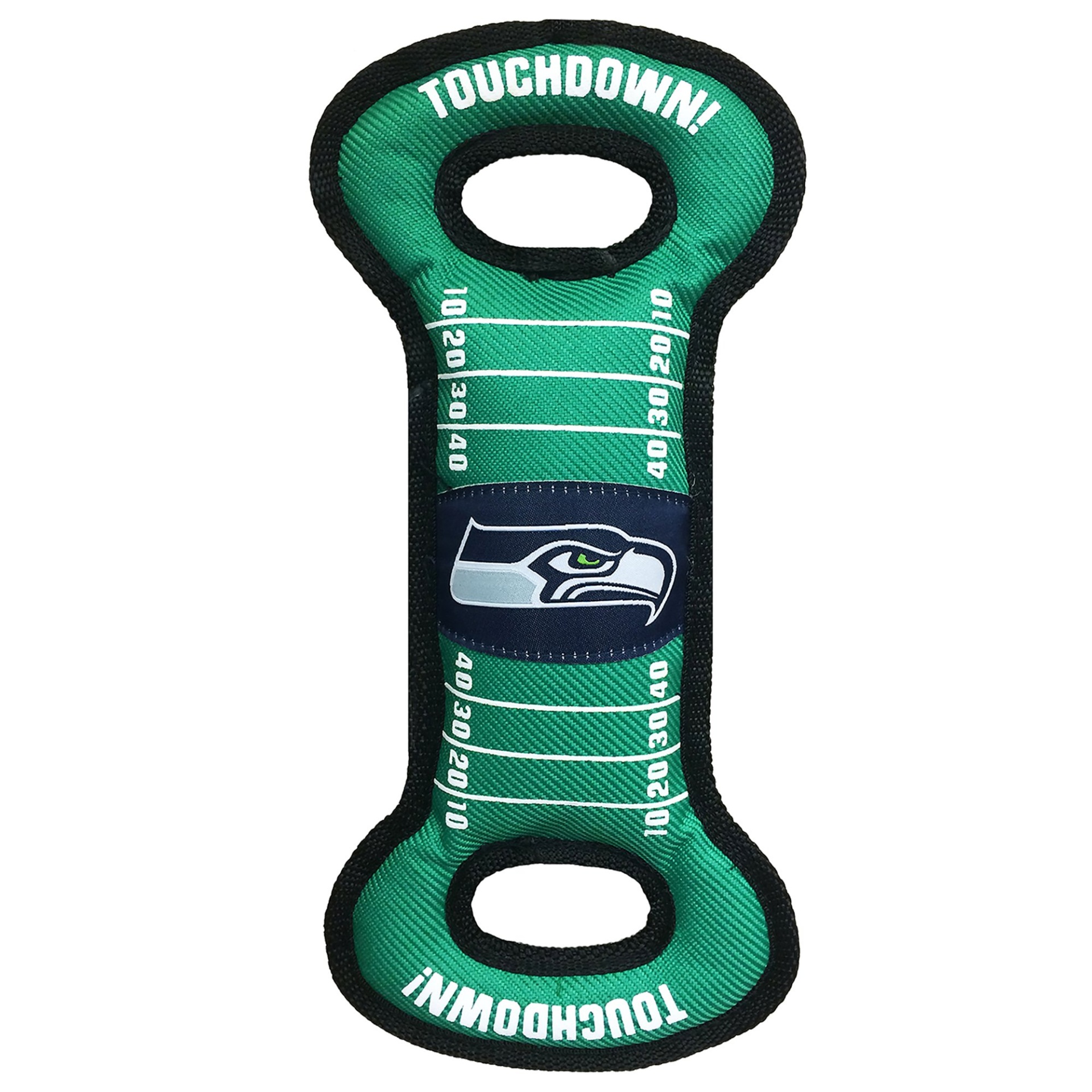 slide 1 of 1, Pets First Seattle Seahawks NFL Field Tug Dog Toy, LG