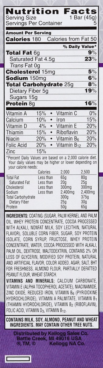 slide 8 of 8, Special K Meal Bars 5 ea, 5 ct