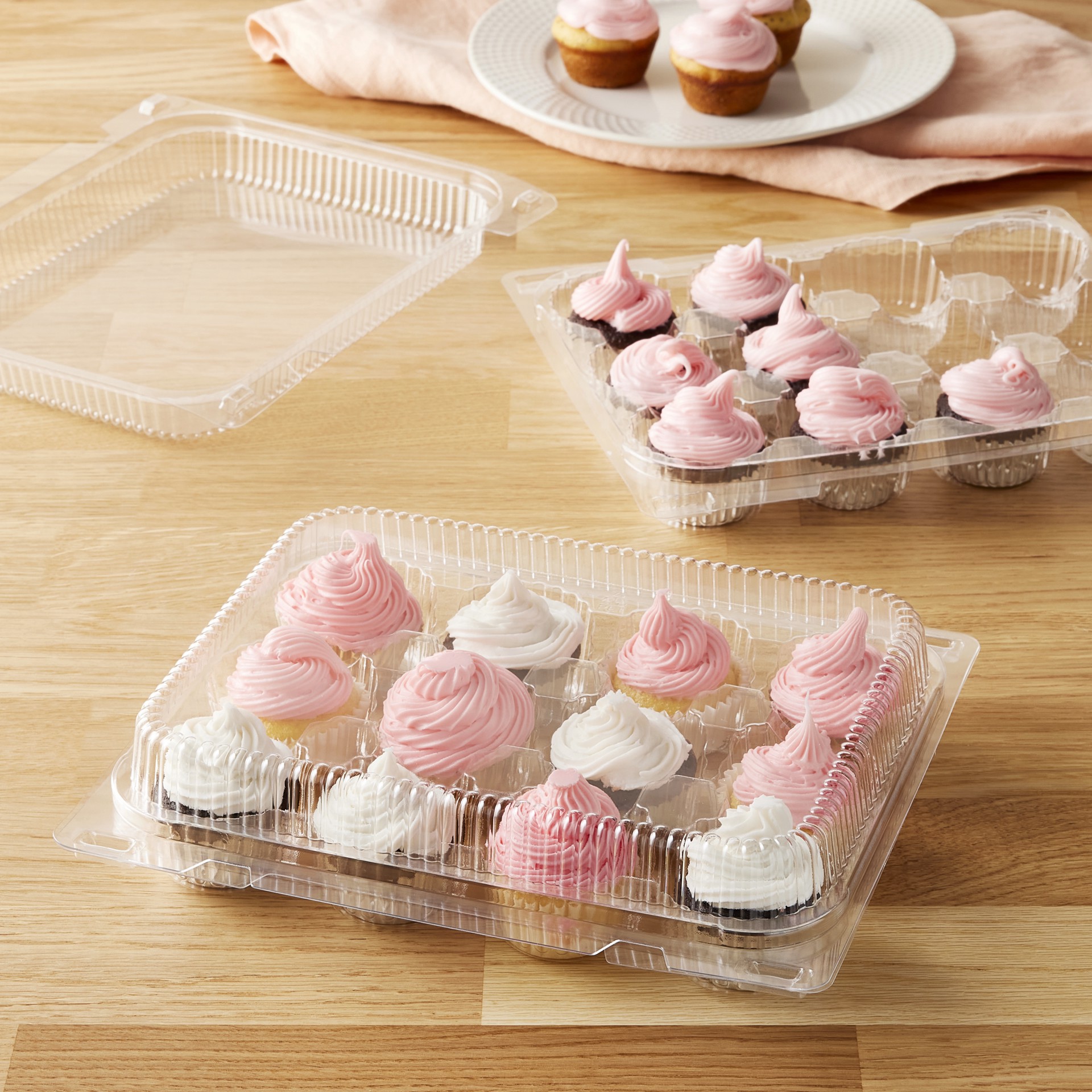 slide 3 of 4, 12-Cup Mini Cupcake Clamshells By Celebrate It, 1 ct