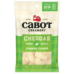 Cabot Creamery Savory Garlic Cheddar Cheese Curds 5 oz