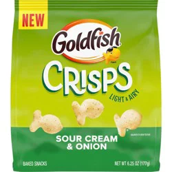 Goldfish Sour Cream and Onion Flavored Crisps
