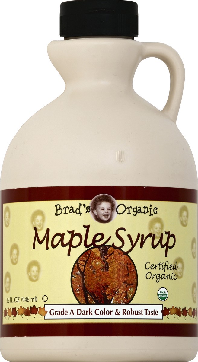 slide 2 of 2, Brad's Organic Syrup 32 oz, 32 oz