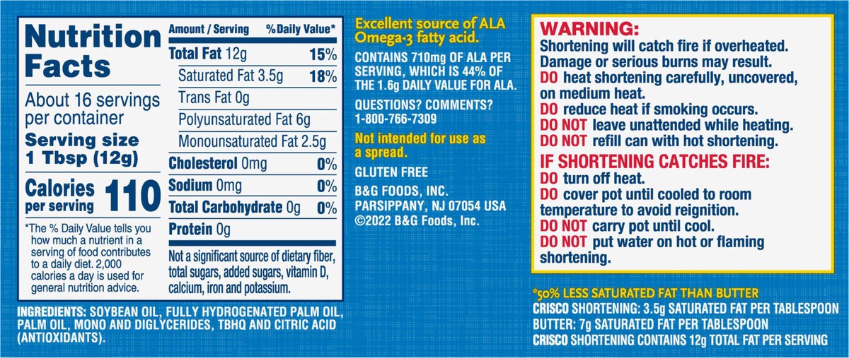 slide 2 of 12, Crisco All-Vegetable Shortening Stick 6.7 oz, 6.7 oz