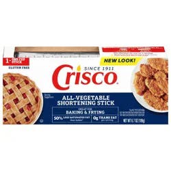 Crisco All-Vegetable Shortening Stick 6.7 oz