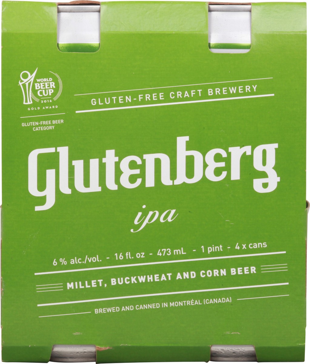 slide 1 of 6, Glutenberg Ipa, 64 fl oz