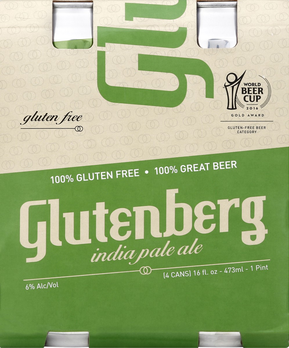 slide 3 of 6, Glutenberg Ipa, 64 fl oz