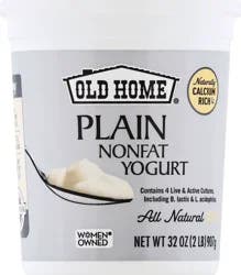 Old Home Plain Non Fat Yogurt