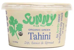 Sunny Fine Foods Organic Green Tahini Dip