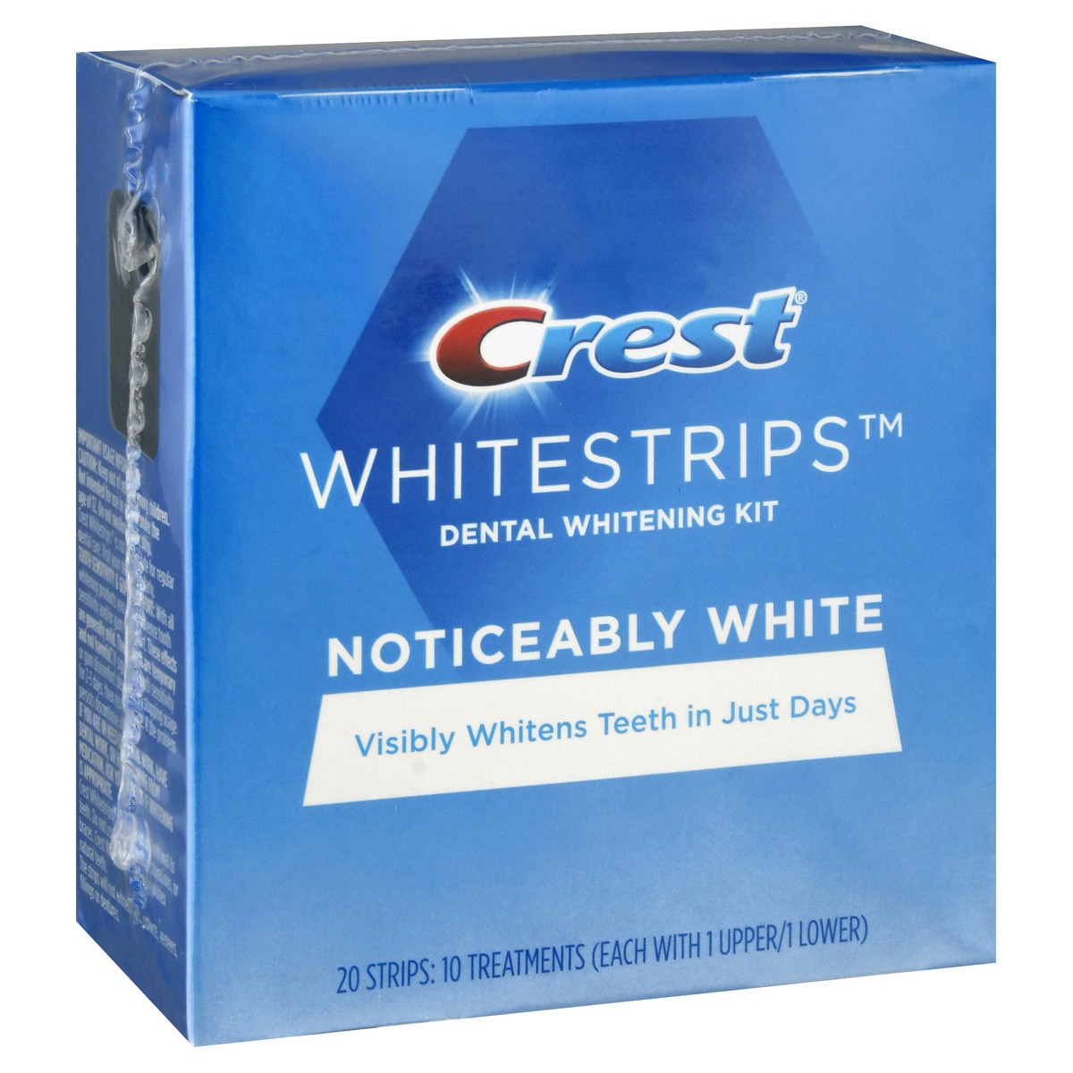 slide 3 of 9, Crest White Noticeably Strips, 1 ct