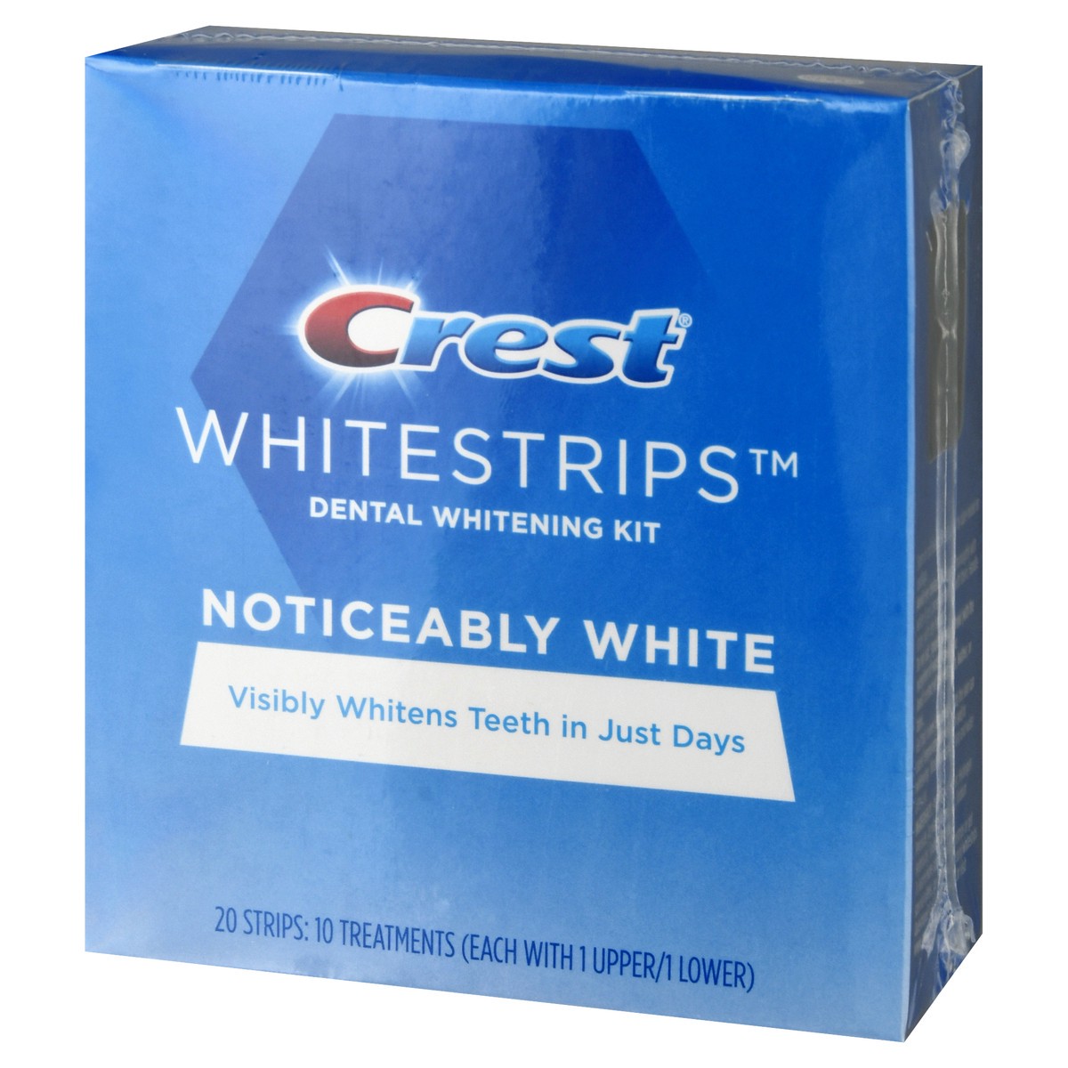 slide 6 of 9, Crest White Noticeably Strips, 1 ct