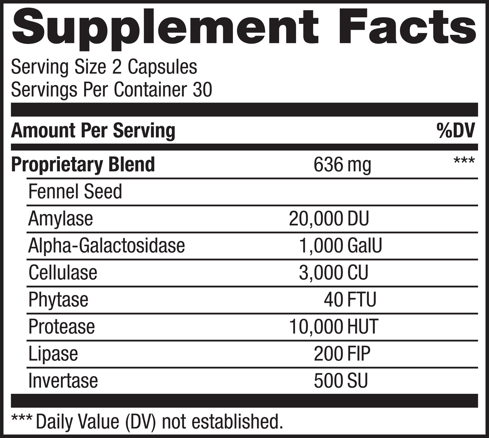 slide 5 of 5, Renew Life Adult Plant-Based Enzyme Supplement - Gas Stop™ Enzyme Formula, Dariy Free - 60 Vegetarian Capsules, 60 ct