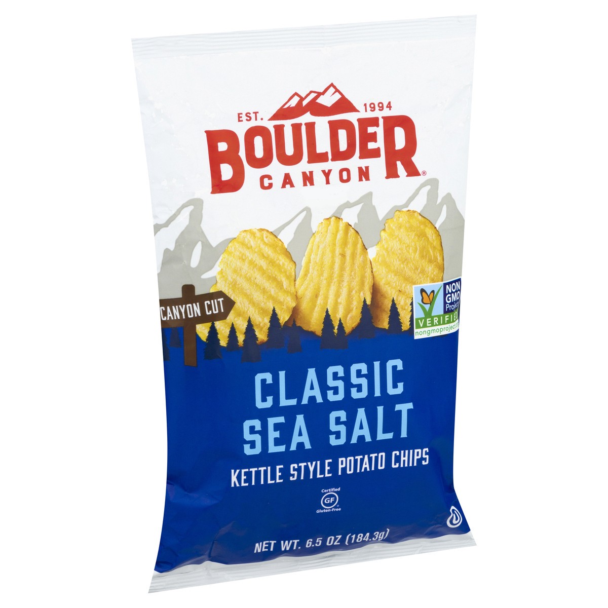 slide 6 of 13, Boulder Canyon Kettle Style Classic Sea Salt Potato Chips 6.5 oz, 6.5 oz