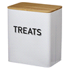 slide 19 of 29, Meijer Treats Tin White O/S, 1 ct