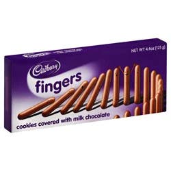 Cadbury Milk Chocolate Cookie Fingers - 4.86 oz