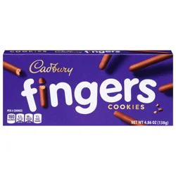 Cadbury Milk Chocolate Cookie Fingers - 4.86 oz