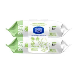 Nice 'n Clean Baby Wipes - Green Tea & Cucumber