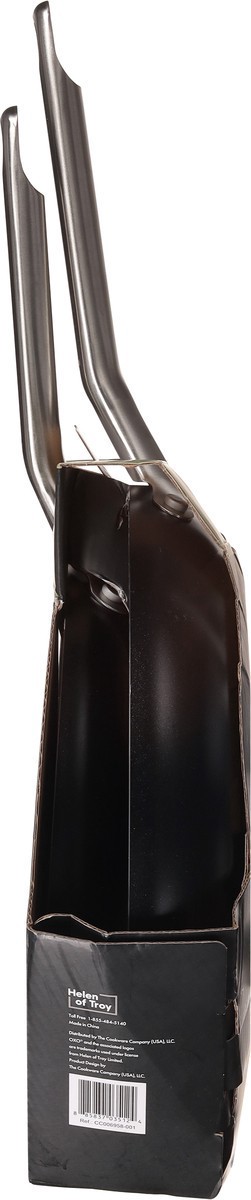 slide 2 of 10, Oxo Black & Silver Agility Pan 9.5 &11In, 2 ct