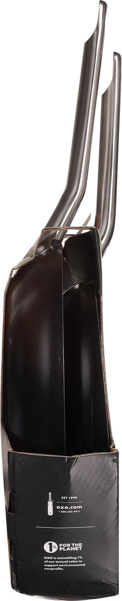 slide 7 of 10, Oxo Black & Silver Agility Pan 9.5 &11In, 2 ct