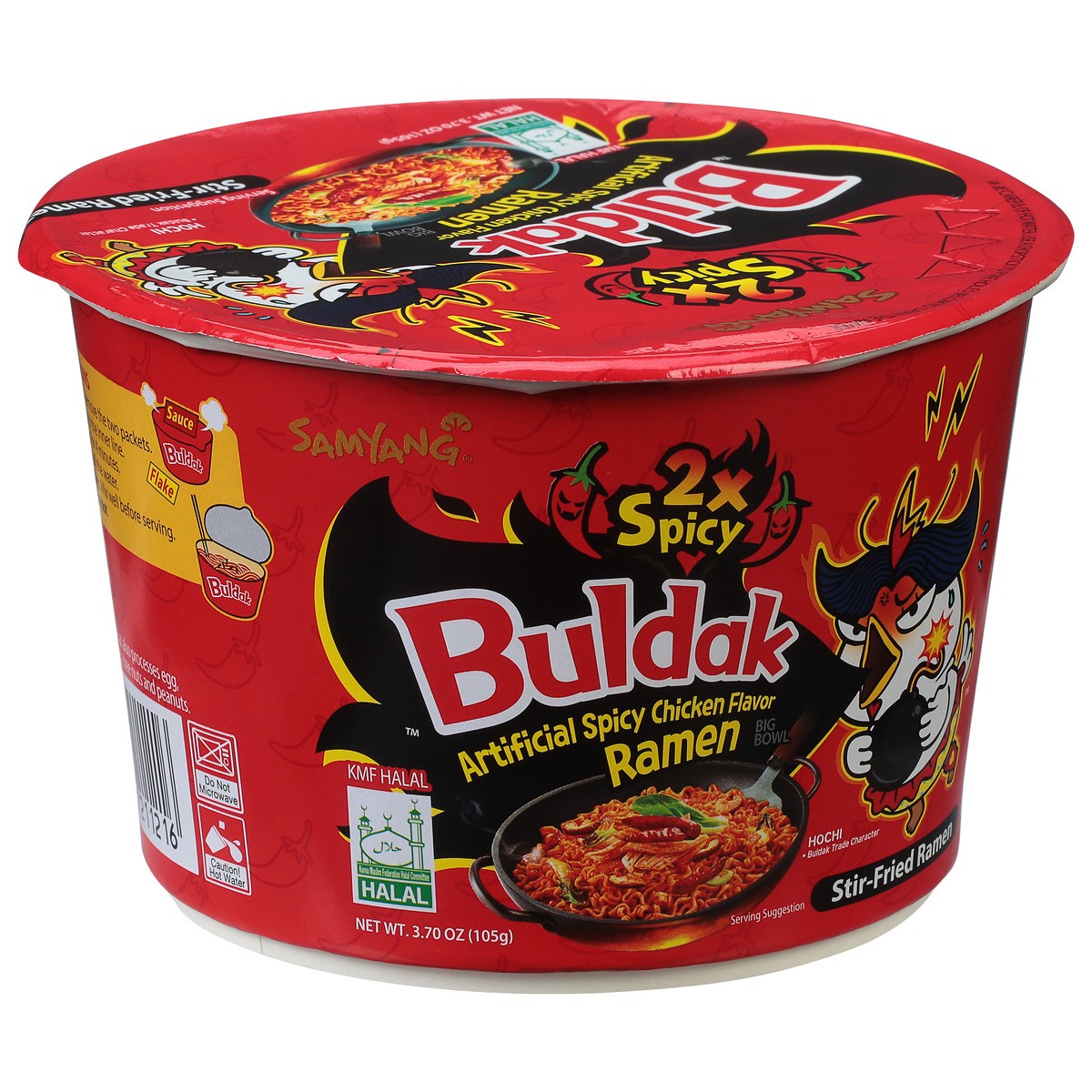 slide 10 of 13, Samyang Buldak Stir-Fried Spicy Chicken Flavor Ramen 3.70 oz, XXL