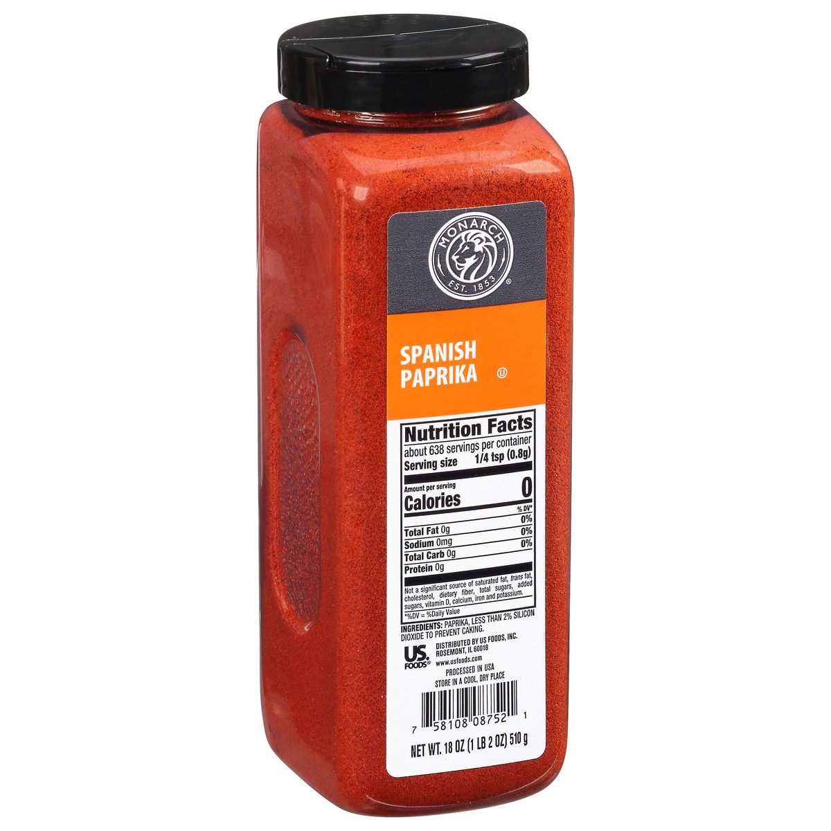 slide 8 of 14, Monarch Spanish Paprika, 18 oz