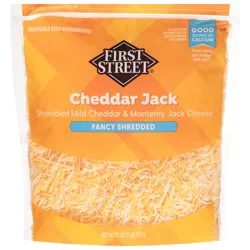 First Street Shredded Cheddar Jack Cheese