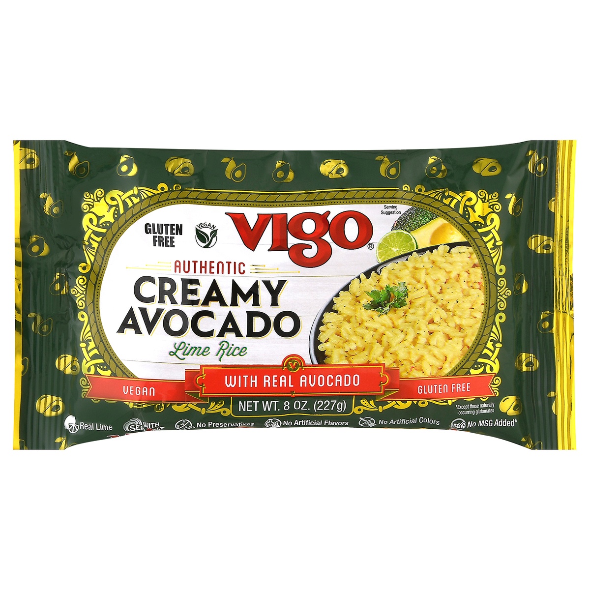 slide 1 of 1, Vigo Authentic Creamy Avocado Lime Rice 8 oz, 8 oz