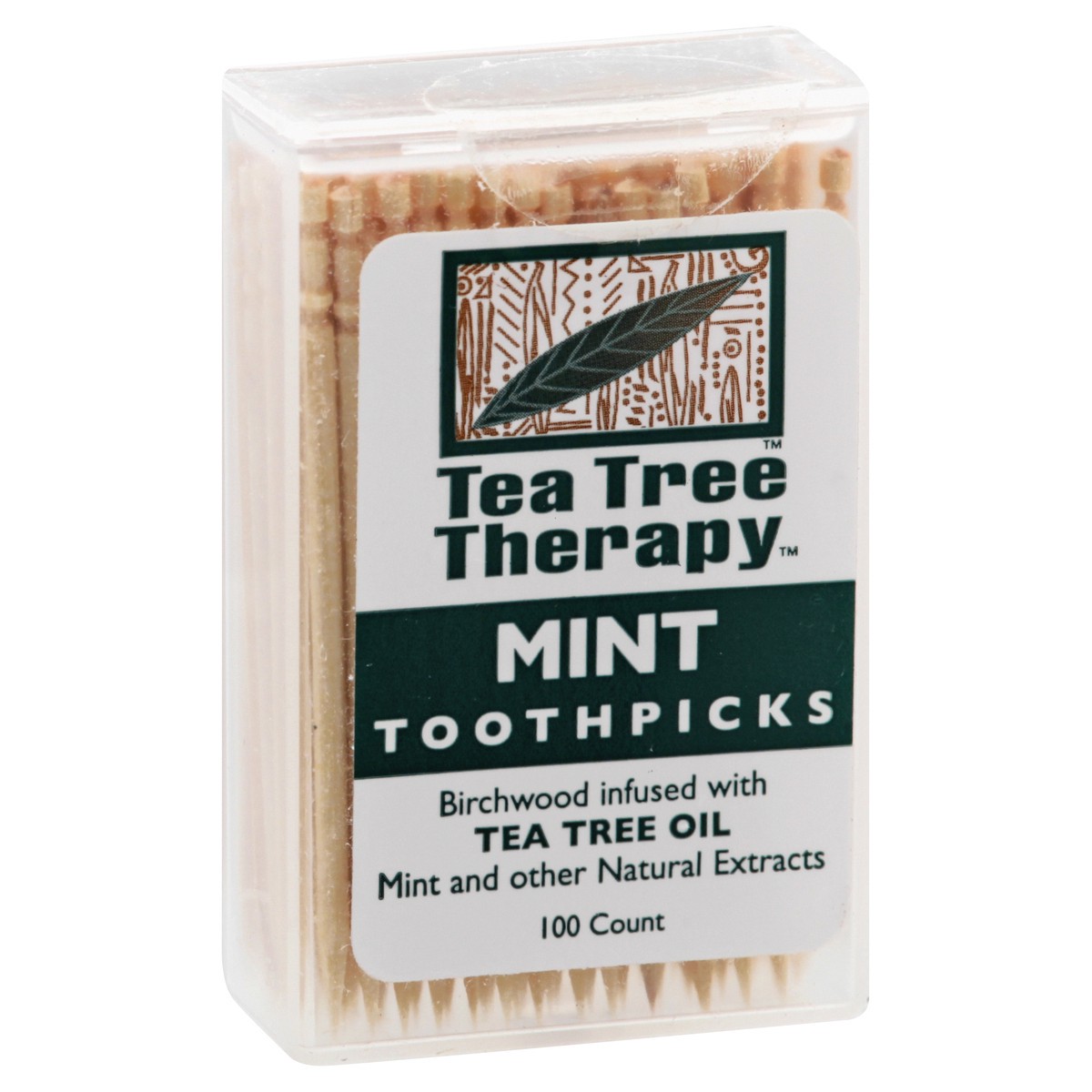 slide 10 of 10, Tea Tree Therapy Mint Toothpicks 100 ea, 100 ct