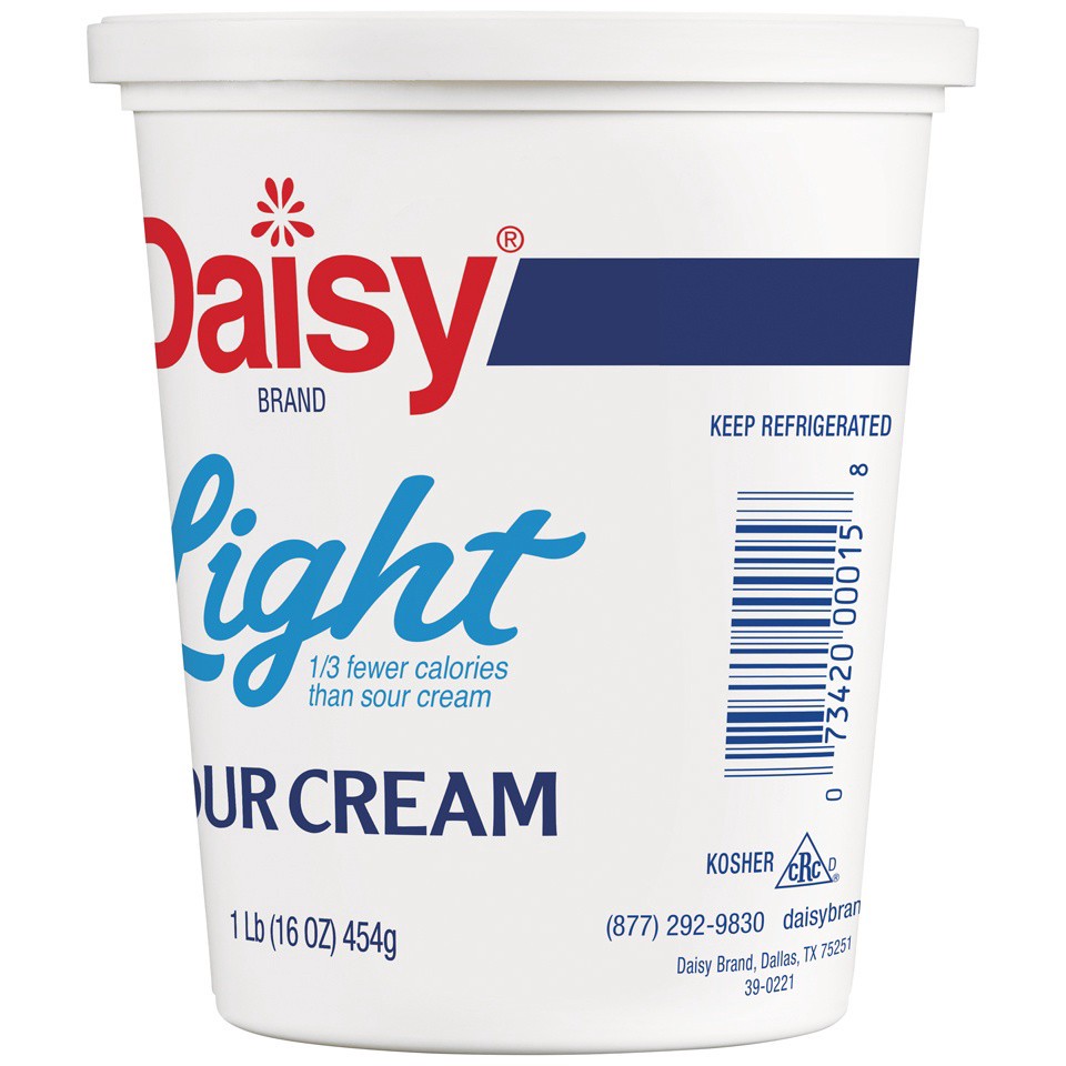 slide 8 of 8, Daisy Pure & Natural Light Sour Cream, 16 oz