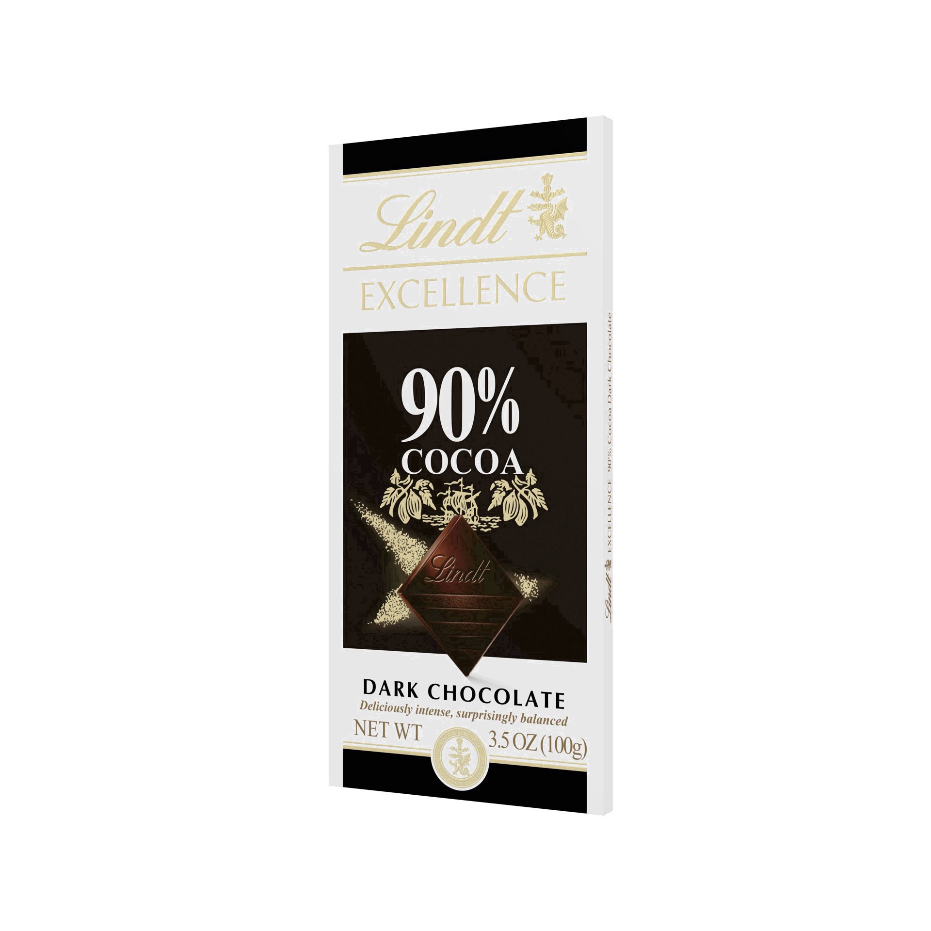 slide 18 of 36, Lindt Excellence 90% Cocoa Dark Chocolate 1 ea, 1 ct