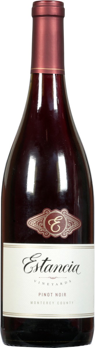 slide 8 of 9, Estancia Pinot Noir Red Wine - 750ml Bottle, 750 ml