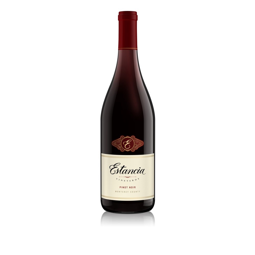 slide 1 of 9, Estancia Pinot Noir Red Wine - 750ml Bottle, 750 ml