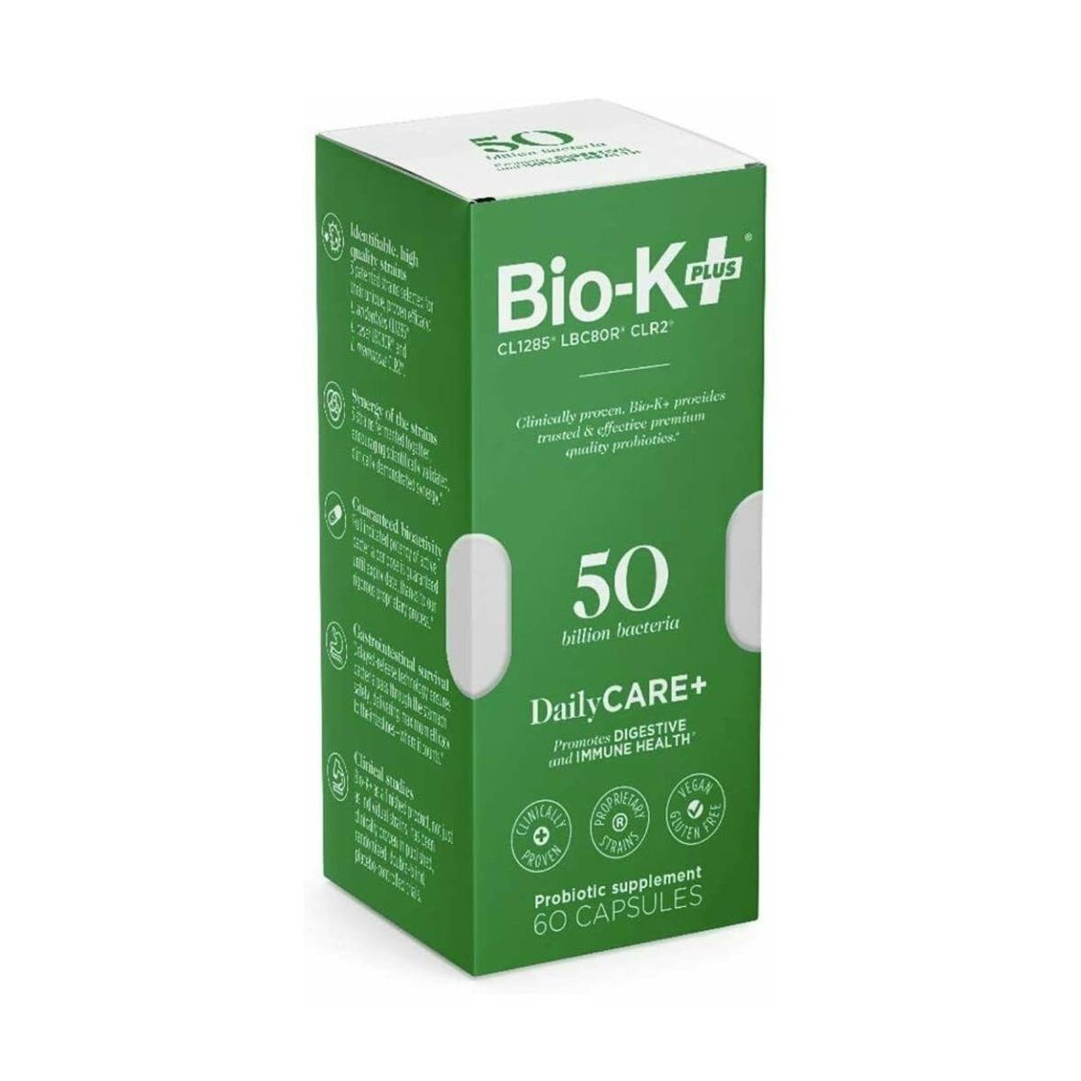 slide 1 of 1, Bio-K+ Dailycare+ Probiotic Supplements, 60 ct